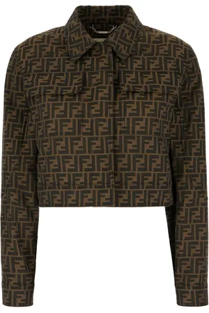 Fendi Chaqueta corta con motivo FF