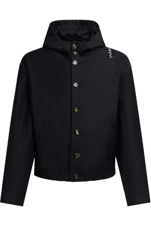 Marni Chaqueta con capucha y logo bordado