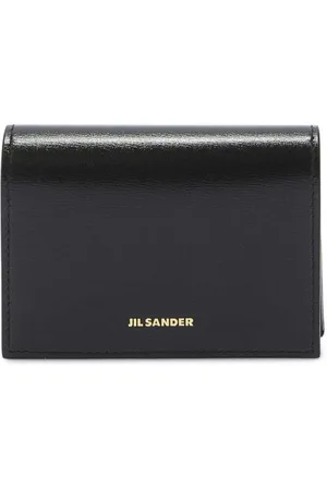Jil Sander Tarjetero con letras del logo