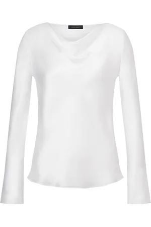 Alberta Ferretti Top con cuello desbocado