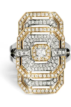 Statement Anillo My Way en oro rosa de 18 ct y plata de ley con diamantes