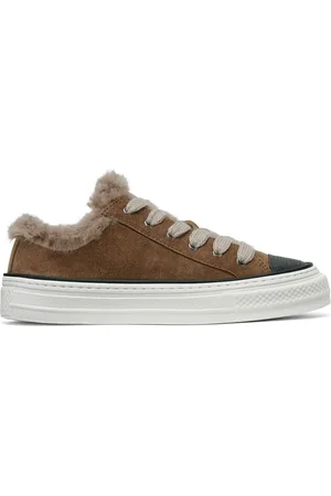 Brunello Cucinelli Zapatillas con tiras autoadherente