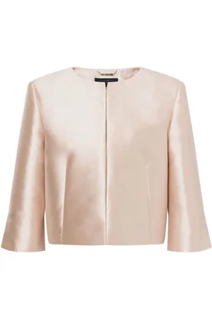 Alberta Ferretti Chaqueta con cierre oculto