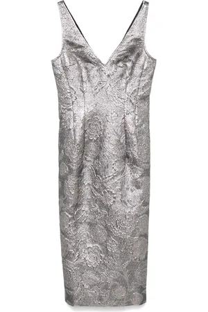 Totême Vestido midi brocado