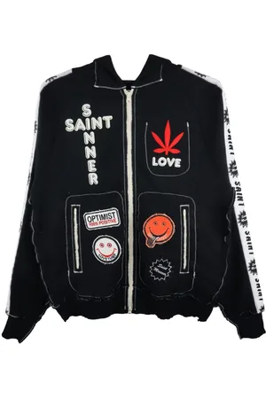 SAINT MXXXXXX Sudadera con capucha y logo estampado de x A LOVE MOVEMENT