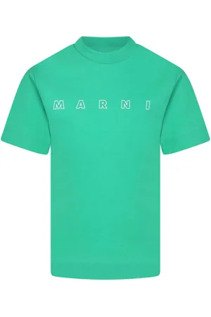 Marni Camiseta con logo estampado