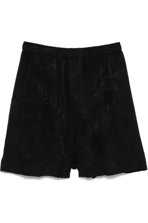 Balenciaga Bermudas con diseño arrugado