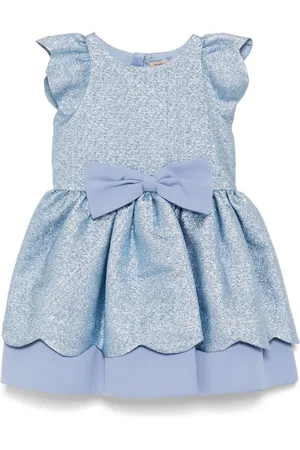 HUCKLEBONES LONDON Vestido ajustado con diseño festoneado