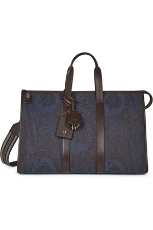 Etro Bolso de viaje con estampado de cachemira
