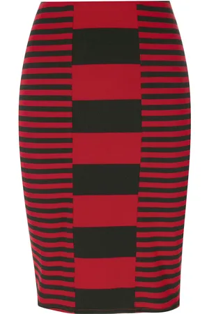 Jean Paul Gaultier Falda corta a rayas