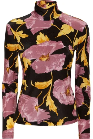La DoubleJ Top con motivo floral