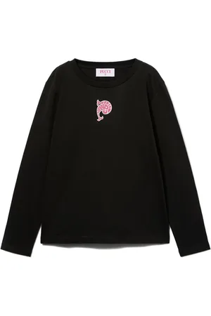 PUCCI Junior Camiseta con logo estampado