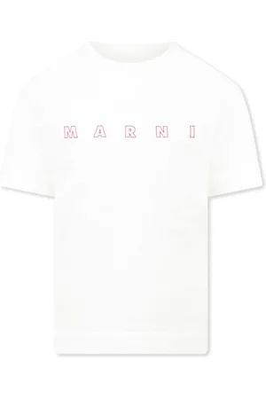 Marni Camiseta con logo estampado