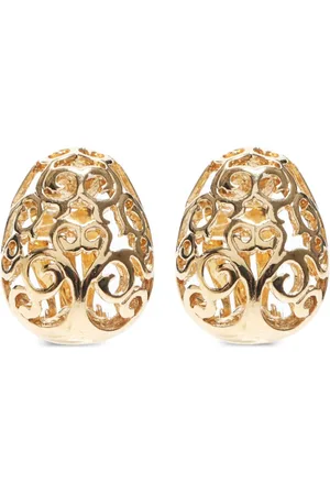 Saint Laurent Pendientes de clip Dome 1990