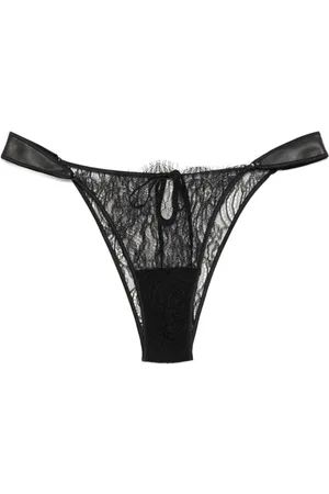 Kiki de Montparnasse Bragas con ribete de cuero