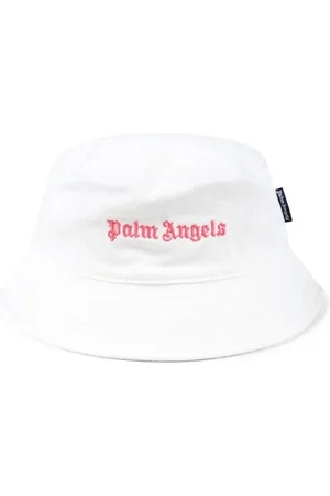 Palm Angels Sombrero de pescador con logo bordado