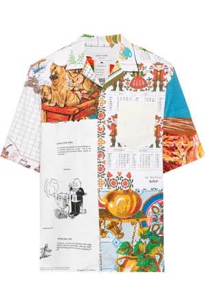 Marine Serre Camisa Regenerated Household