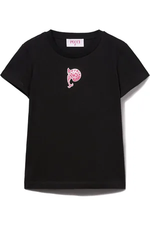 PUCCI Junior Camiseta con logo estampado