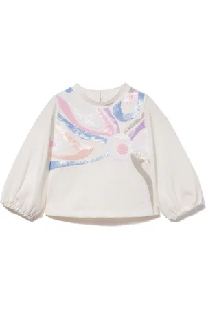 PUCCI Junior Top con aplique Marmo