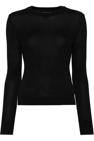 Cynthia Rowley Jersey con cuello redondo