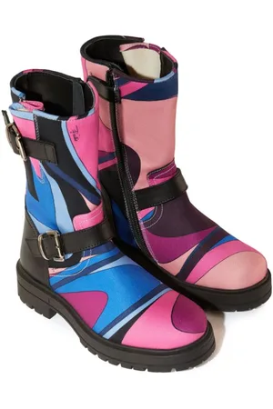 PUCCI Junior Botas con estampado Onde