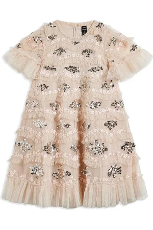 Needle & Thread Vestido Daisy Wave