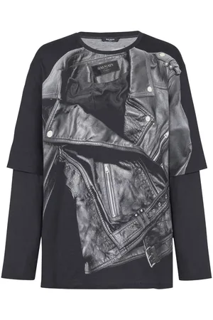 Balmain Camiseta con estampado gráfico