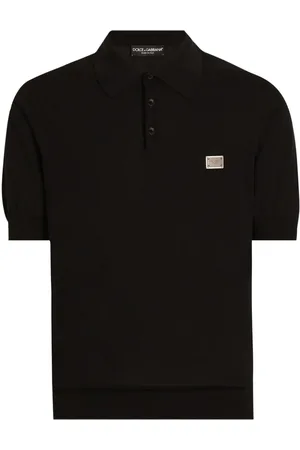 Dolce & Gabbana Polo con placa del logo
