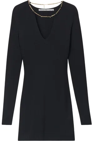 Alexander Wang Vestido Logo Nameplate