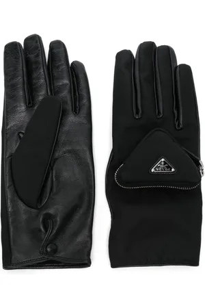 Prada Guantes de piel de napa