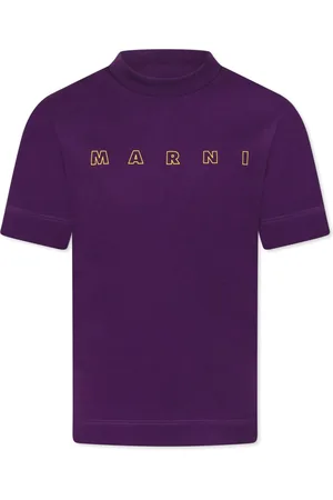 Marni Camiseta con logo estampado