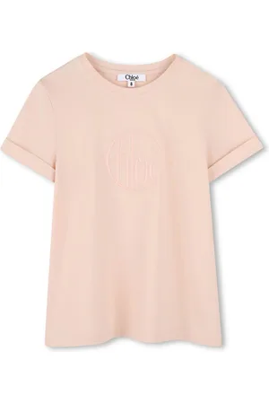 Chloé Camiseta con logo bordado