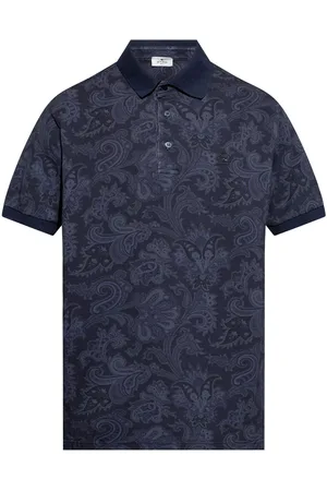 Etro Polo con estampado de cachemira