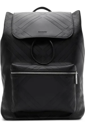 Burberry Mochila a cuadros en relieve