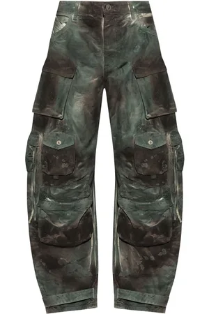 The Attico Pantalones cargo estampados