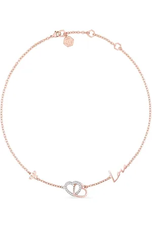 Philipp Plein Collar con apliques de corazón