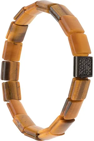 Nialaya Pulsera de cuentas de ojo de tigre