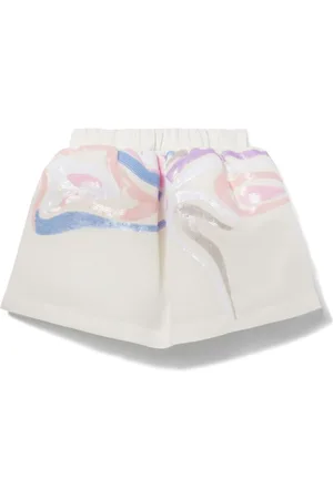 PUCCI Junior Minifalda con aplique Marmo