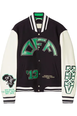 OFF-WHITE Chaqueta bómber con aplique del logo