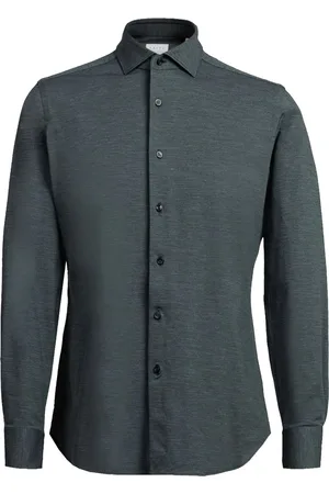 Xacus Camisa con efecto de melange