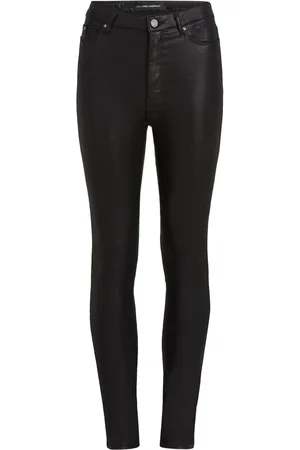 Karl Lagerfeld Vaqueros skinny con acabado metalizado
