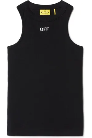OFF-WHITE Vestido sin mangas con sello Off