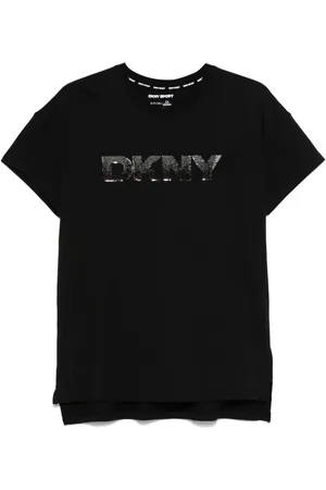 DKNY Camiseta con detalle de lentejuelas