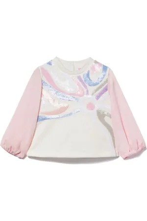 PUCCI Junior Top con motivo Marmo