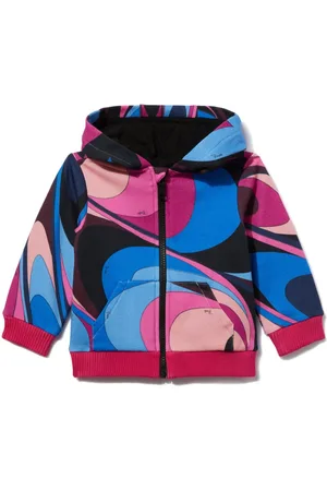 PUCCI Junior Sudadera con capucha y estampado Onde