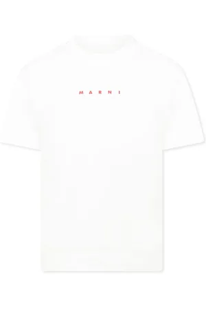 Marni Camiseta con logo estampado