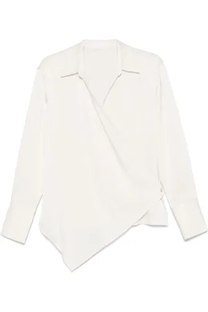 Helmut Lang Camisa con diseño cruzado