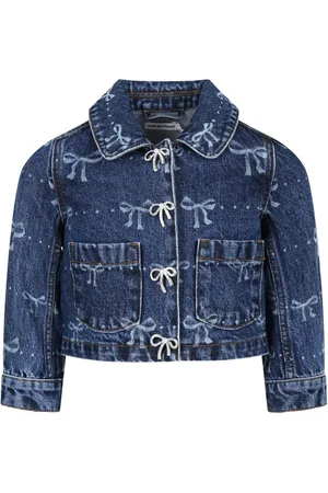 Self-Portrait Chaqueta con lazo estampado