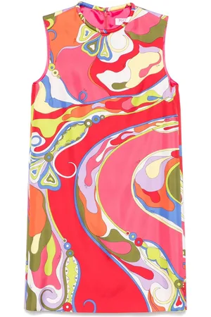 Puccini Vestido corto con estampado Orchidee