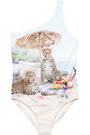 Molo Bañador con playa estampada